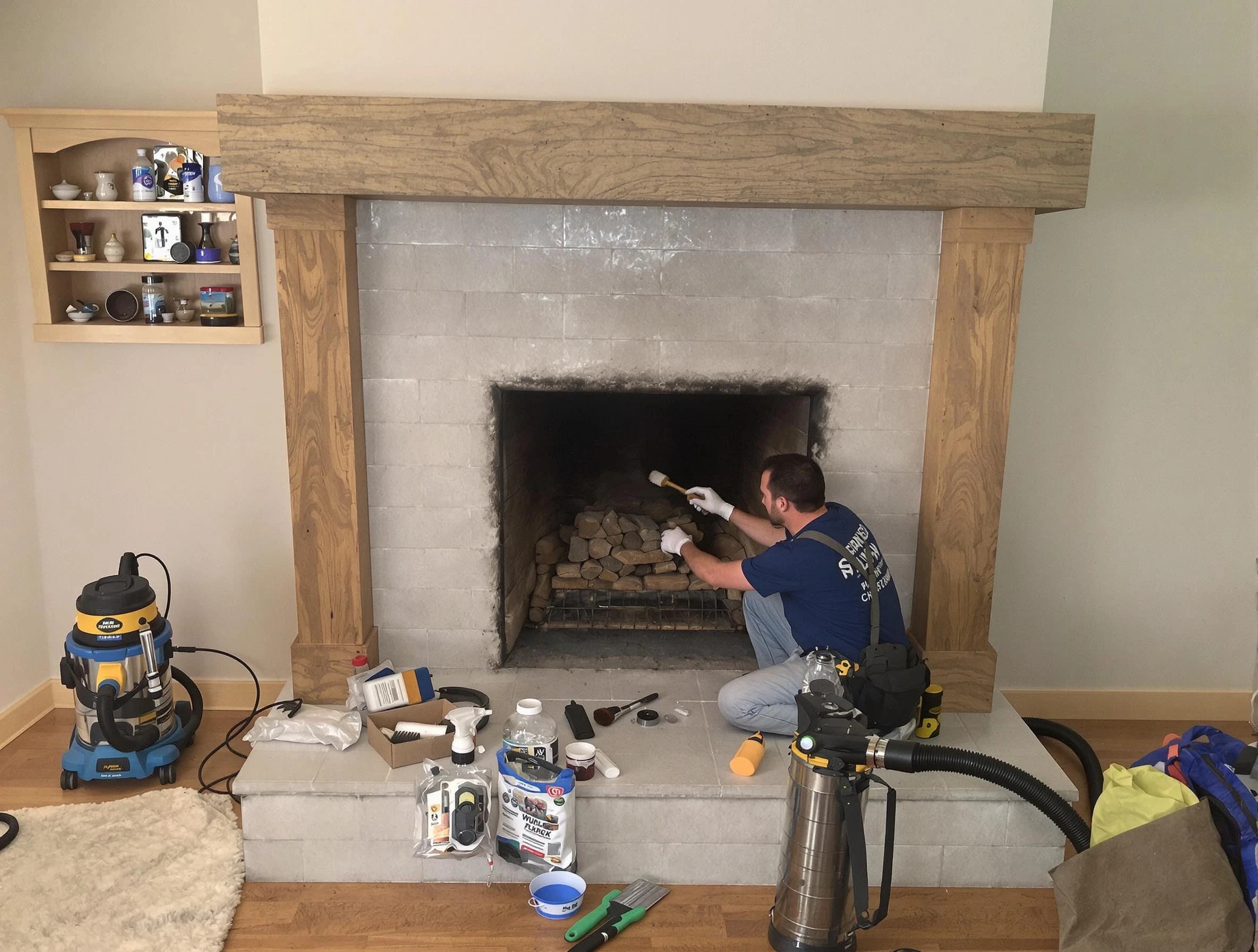 Detailed creosote removal process by Newark Chimney Sweep in Newark, NJ