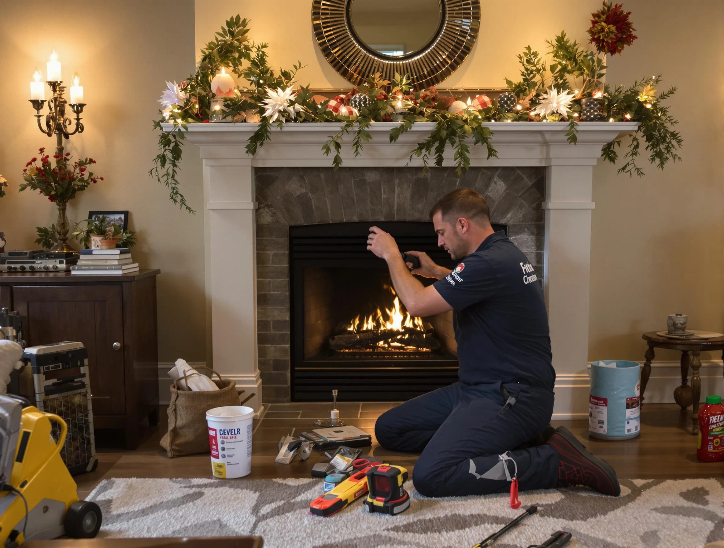 Newark Chimney Sweep offering fireplace maintenance services in Newark, NJ