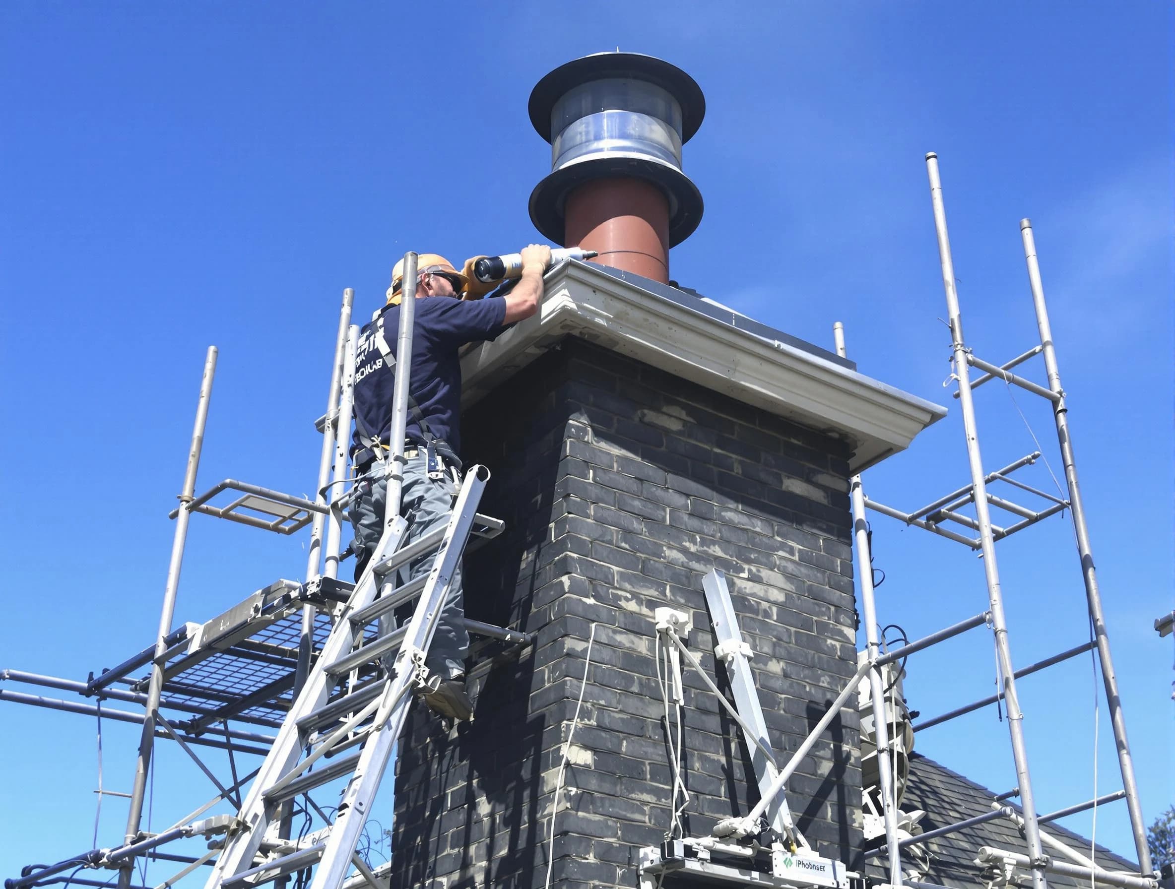 Sturdy chimney crown finished by Newark Chimney Sweep in Newark, NJ