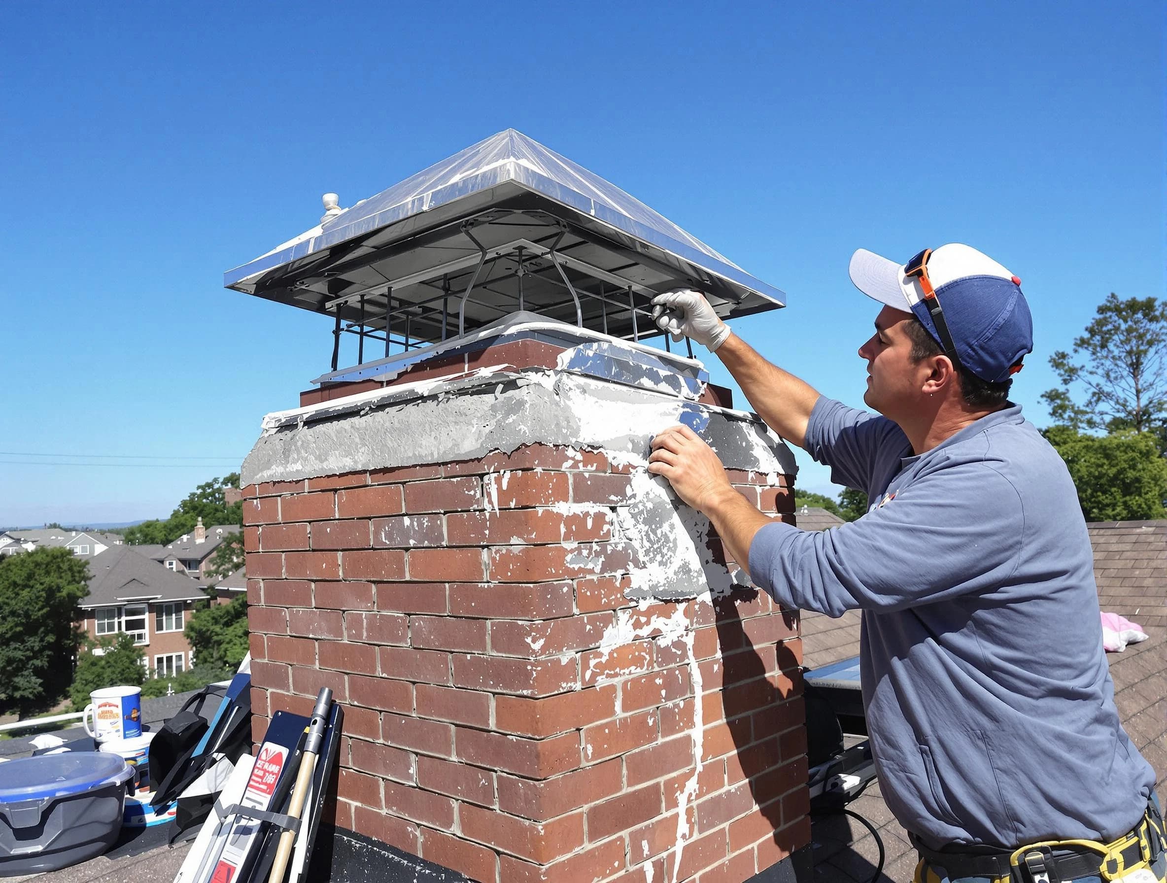 Chimney Crown Services service in Newark, NJ