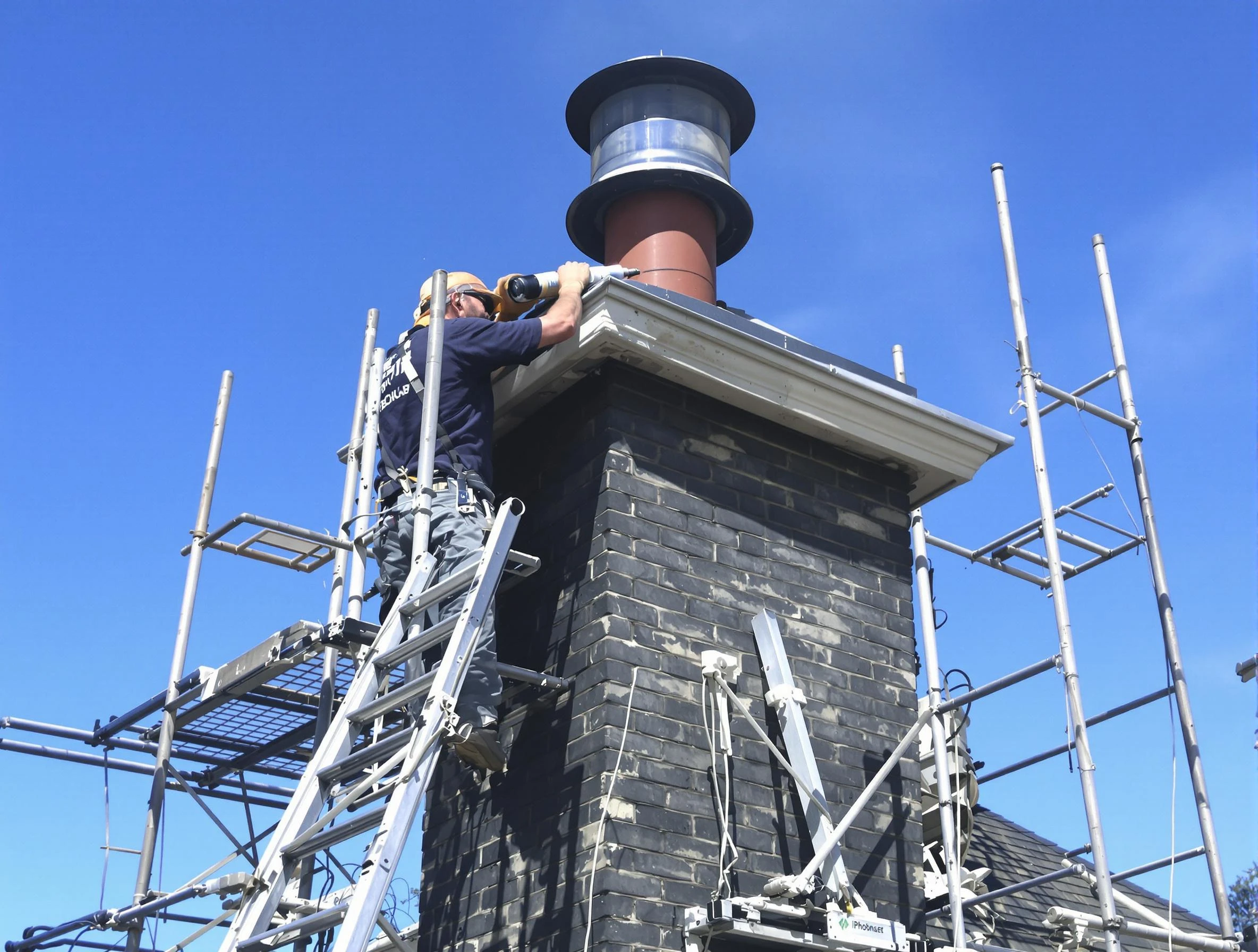 Sturdy chimney crown finished by Newark Chimney Sweep in Newark, NJ
