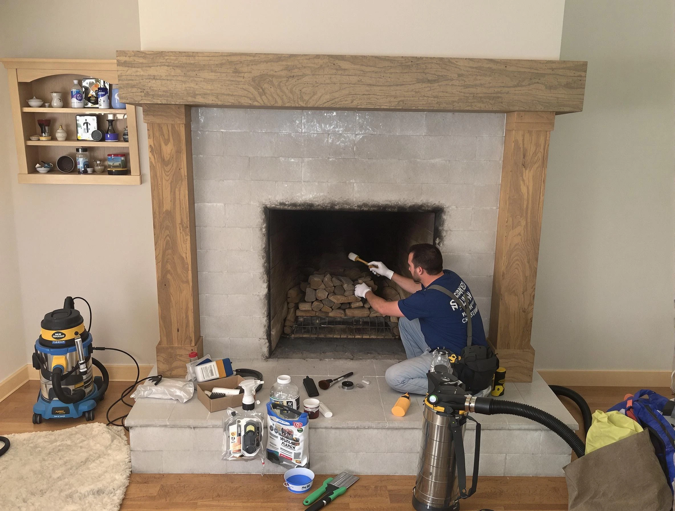 Detailed creosote removal process by Newark Chimney Sweep in Newark, NJ